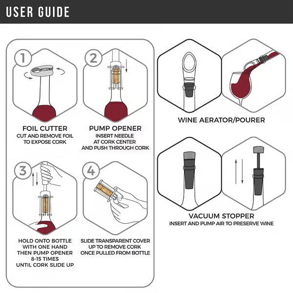 4 Wino On The Go Lovers Gift Set🍷