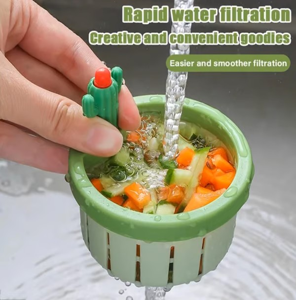 Kitchen Hands-Free Dumping Sink Filter
