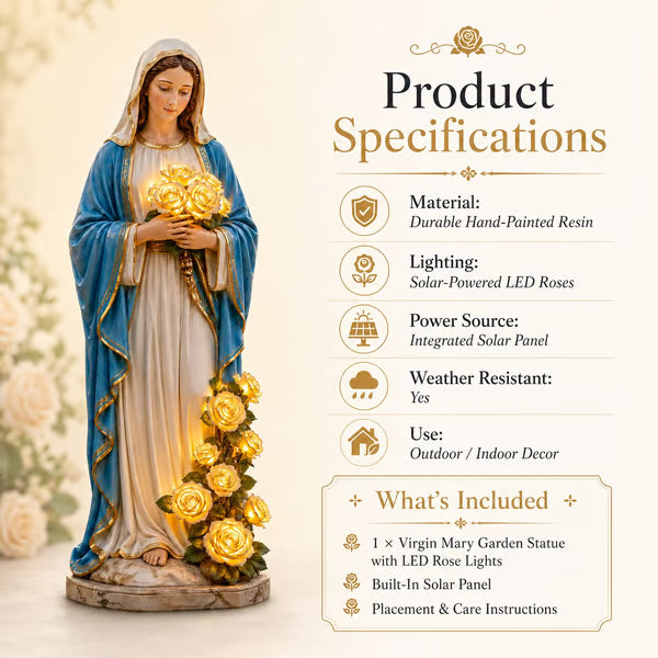 💗Virgin Mary Garden Light