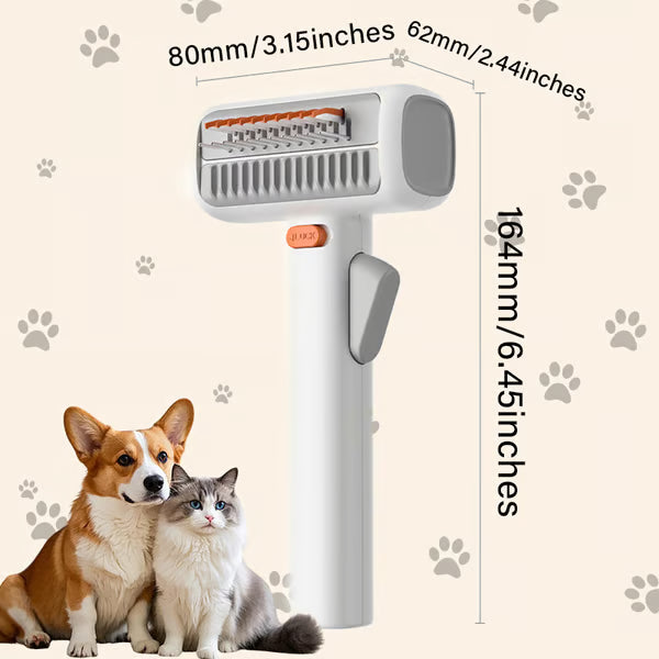 š„2026 SALE - 2-IN-1 Pet Self-Detangling & Grooming Comb