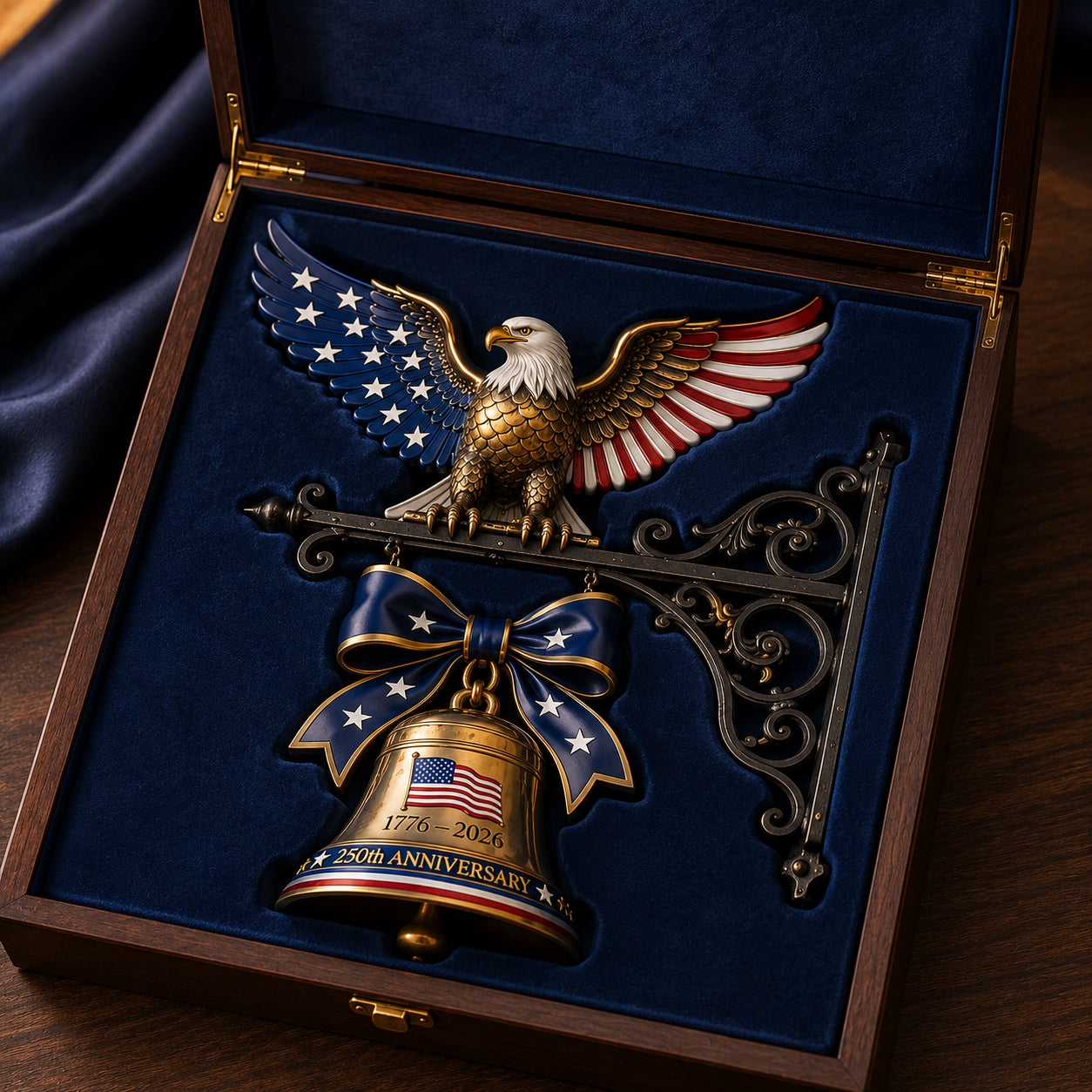 š Ring in the Semiquincentennial: 1776-2026 "Spirit of Liberty" Eagle Bell