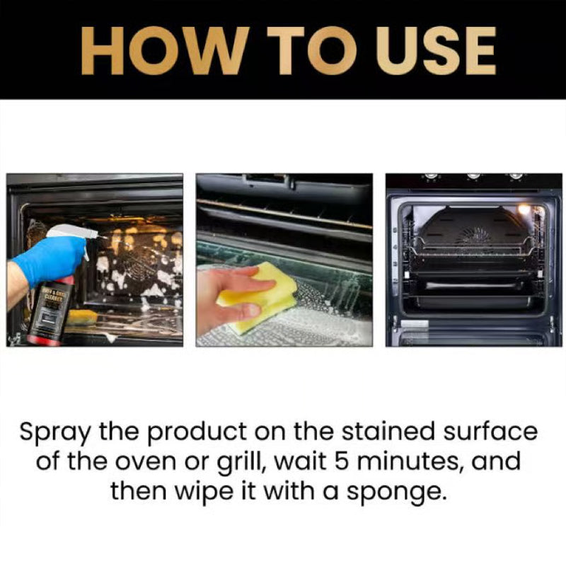 π§Ό BUY 2 GET 1 FREE! β¨ Oven & Grill Cleaner Spray β Dissolves Grease in 5 Mins, No Scrubbing & Eliminates Odors π₯