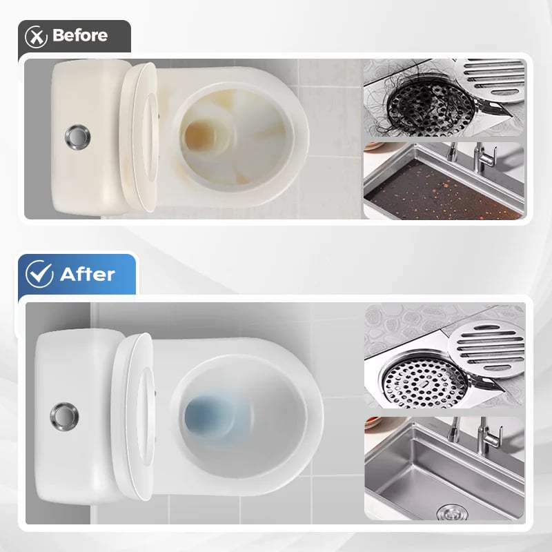 ✨ BUY MORE SAVE MORE! 🚰 Pipe Unclogging Tablets – Fast-Acting Blockage Remover – Safe for pipes, removes hair & grease – no damage to plumbing 🔧