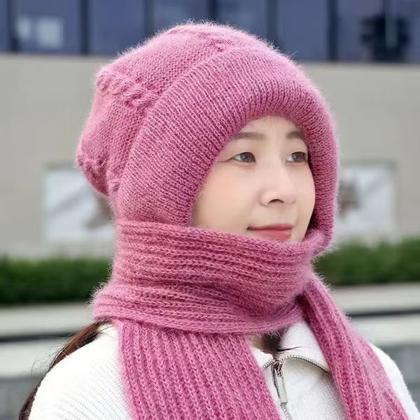 🎄Multi-Use Knitted Built-In Hood Scarf for Women
