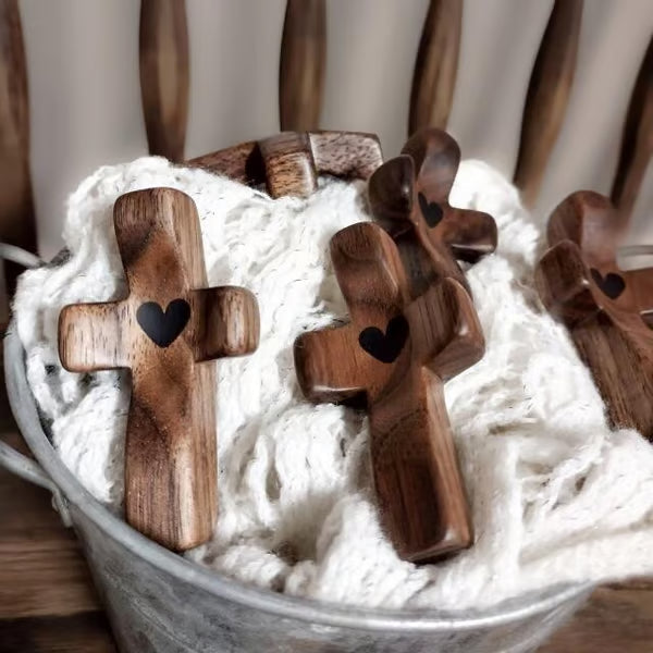 ✝️Handmade Wooden Cross My Heart