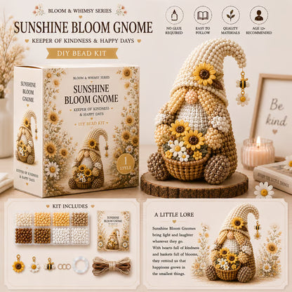 🔥 💕Cozy Gnome DIY Bead Kit Collection– Collect All 12 Gnome