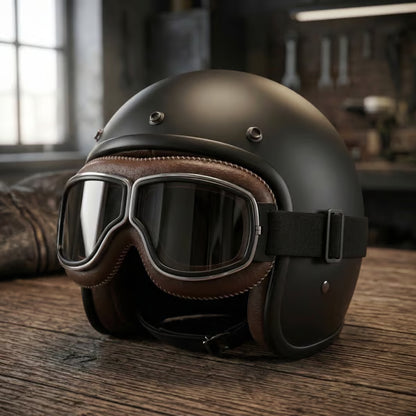🕶️ OTG Vintage Motorcycle Goggles (Fits Over Glasses)