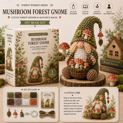 🔥 💕Cozy Gnome DIY Bead Kit Collection– Collect All 12 Gnome