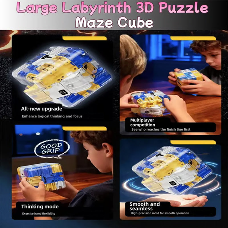 🎄🎁 2026 Christmas Surprise Gift：Fun 3D Maze Rolling Cube Puzzle