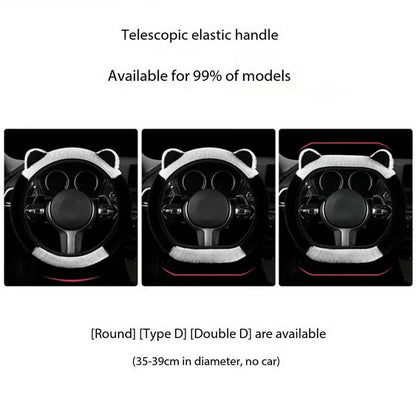 Plush Winter - Use Steering Wheel Cover