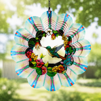 🎉🎐 3D Rotating Wind Chime – Kinetic Hanging Wind Spinner for Garden, Balcony & Outdoor Decor