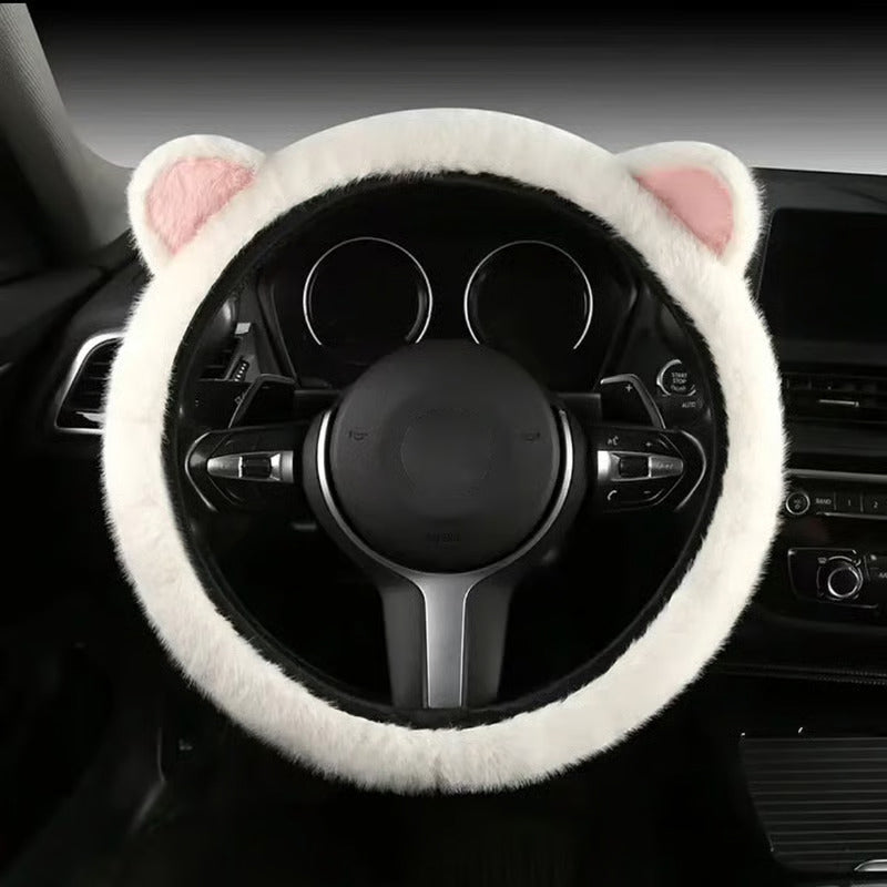 Plush Winter - Use Steering Wheel Cover