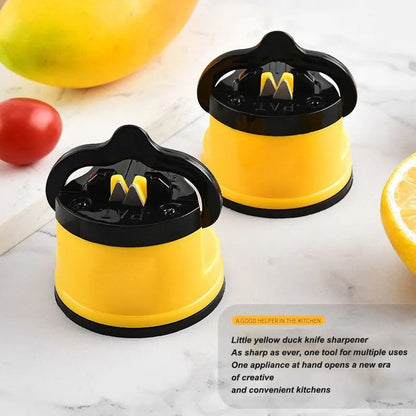 Mini Suction Knife Sharpener – Quick & Easy Kitchen Tool for Effortless Sharpening 🧲
