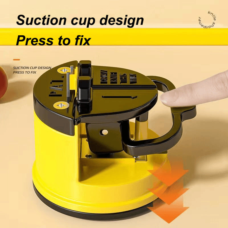Mini Suction Knife Sharpener – Quick & Easy Kitchen Tool for Effortless Sharpening 🧲