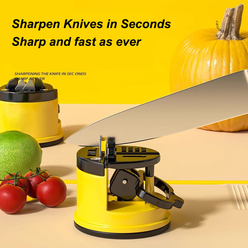 Mini Suction Knife Sharpener – Quick & Easy Kitchen Tool for Effortless Sharpening 🧲