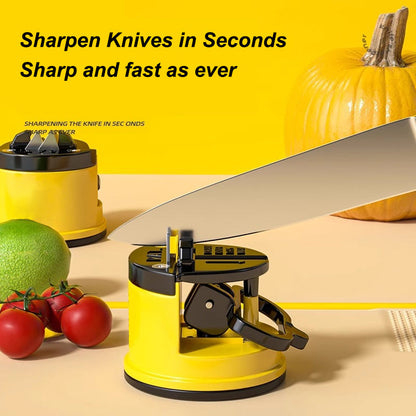Mini Suction Knife Sharpener – Quick & Easy Kitchen Tool for Effortless Sharpening 🧲