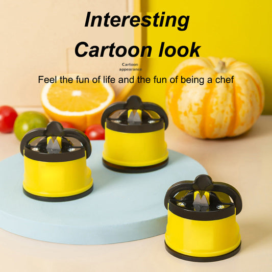 Mini Suction Knife Sharpener – Quick & Easy Kitchen Tool for Effortless Sharpening 🧲