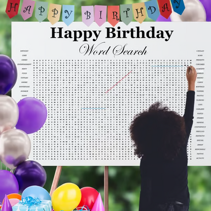 🎉Thanksgiving Word Search Poster(🎉Giant 36"x24" Wall Game)