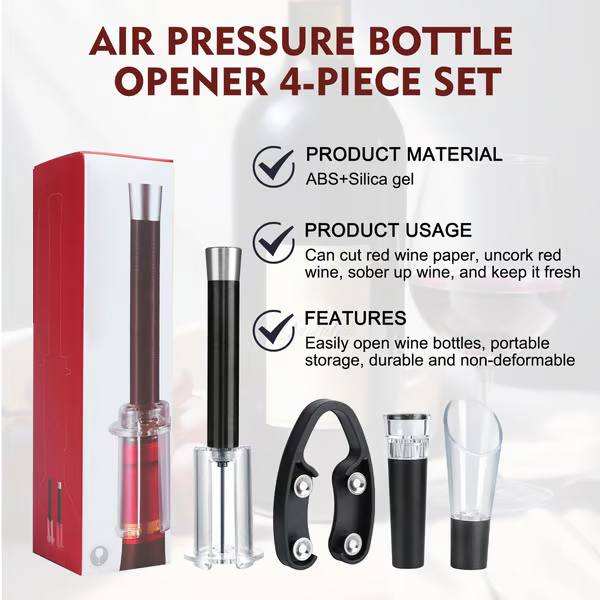 4 Wino On The Go Lovers Gift Set🍷