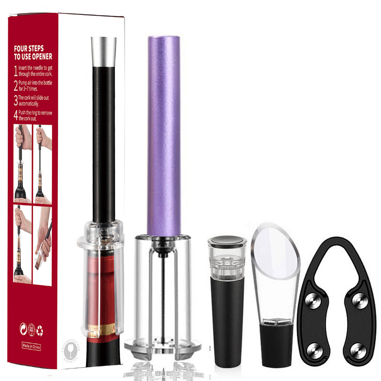 4 Wino On The Go Lovers Gift Set🍷