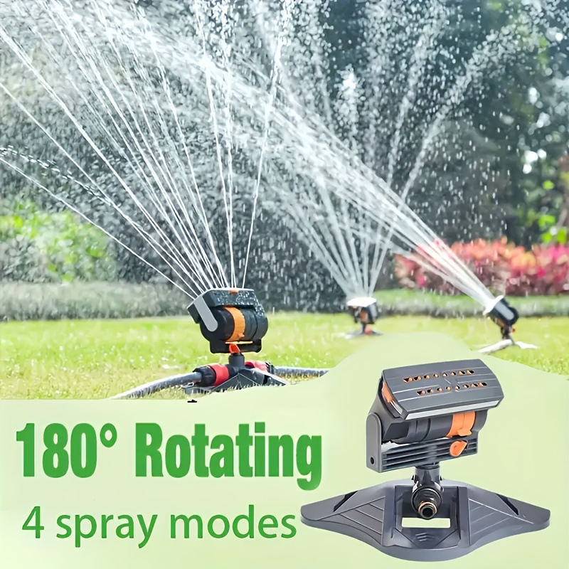 Adjustable Oscillating Sprinkler Wide Coverage