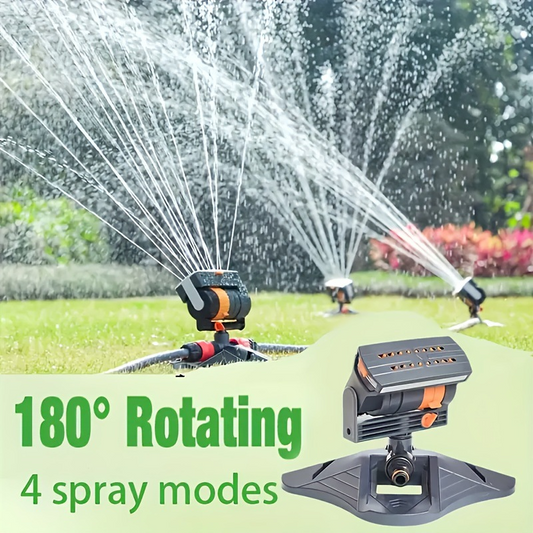 Adjustable Oscillating Sprinkler Wide Coverage