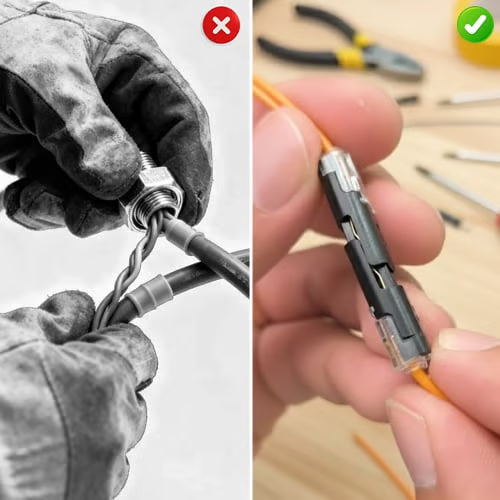 Wire Nut Killer: Plainlygoods™ Double-Wire Push-In Connector