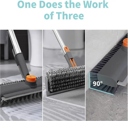 Plainlygoods 3-in-1 Long Handle Scrub Brush——Clean Tough Messes Without Bending or Kneeling