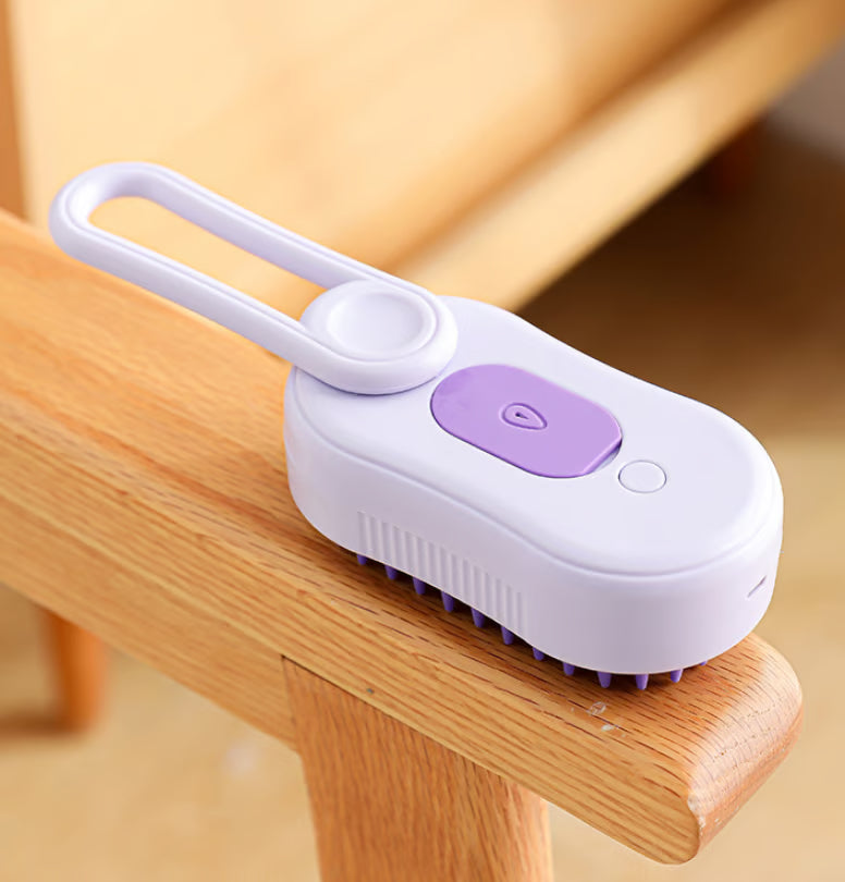 ✨LAST DAY ONLY 80% OFF🔥Pet Steam Brush - A 3-in-1 steam brush for cat and dog hair removal, grooming, and removing flying fur.