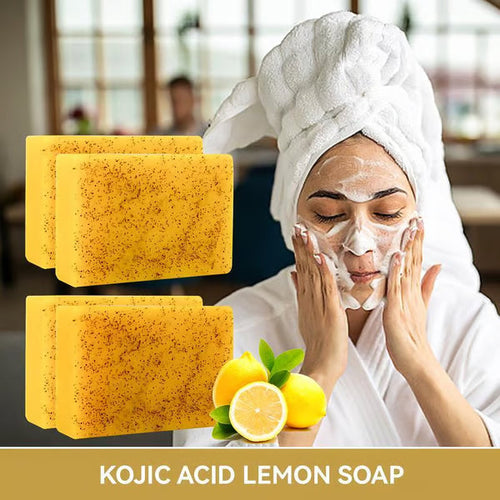 💥Buy 3 Get 1 Free&Free Shipping--🍋 KOJIC ACID LEMON SOAP- Official Hot Sale