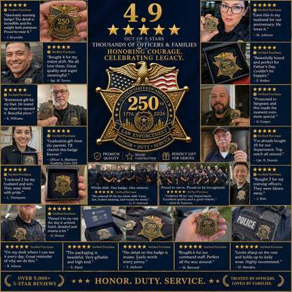 ⚡️Flash Sale 49% OFF - America Law Enforcement Brooch