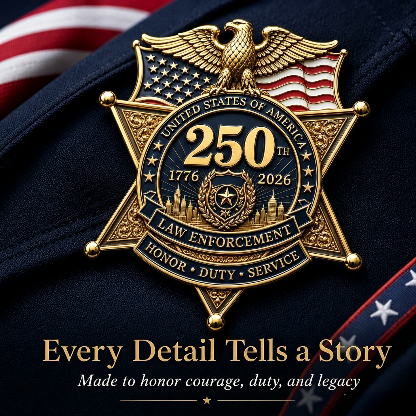 ⚡️Flash Sale 49% OFF - America Law Enforcement Brooch