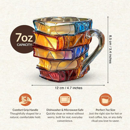 ⏰Christmas Limited Sale 79% OFF!!📚3D Painted Literature Mug🍵Buy 2 Get Free Shipping