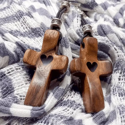 ✝️Handmade Wooden Cross My Heart