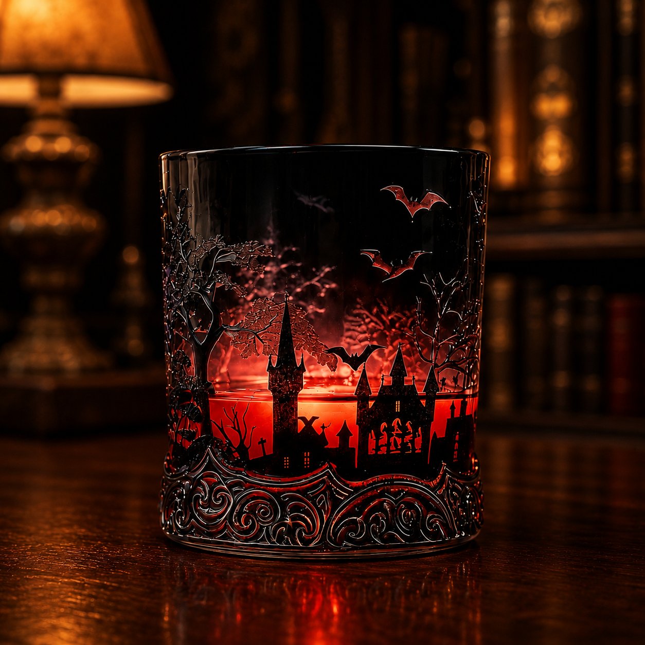 🔥Last Day 49% OFF - 🦇🍺Gothic Vampire Castle Whisky Decanter & Tumbler(📦Buy 2 Free Shipping)