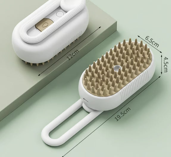 ✨LAST DAY ONLY 80% OFF🔥Pet Steam Brush - A 3-in-1 steam brush for cat and dog hair removal, grooming, and removing flying fur.