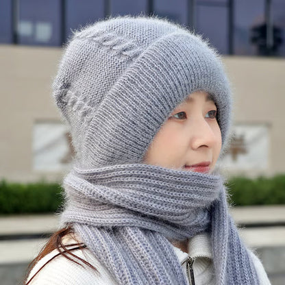 🎄Multi-Use Knitted Built-In Hood Scarf for Women