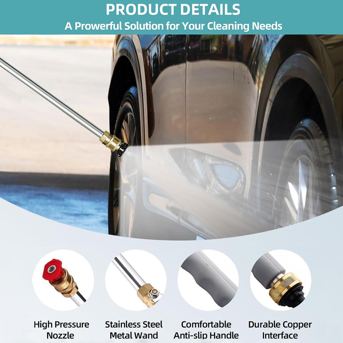 Jet Nozzle Power Washer for Garden Hose – Turn Your Hose Into a High-Pressure Cleaning Machine 🚿💪