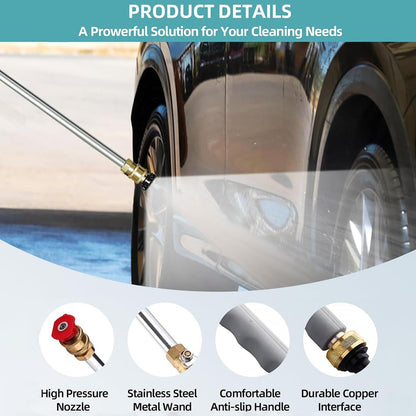 Jet Nozzle Power Washer for Garden Hose – Turn Your Hose Into a High-Pressure Cleaning Machine 🚿💪