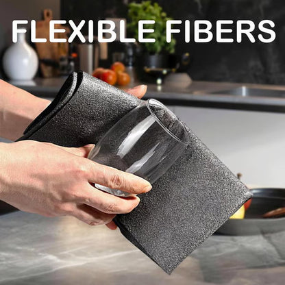 🔥10 Counts Magic Cleaning Cloth, Reuseable Thickened Streak Free Magic Cleaning Wipes