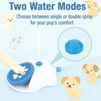 🐶 Dog Step-On Water Fountain – Interactive Outdoor Play & Cooling Toy
