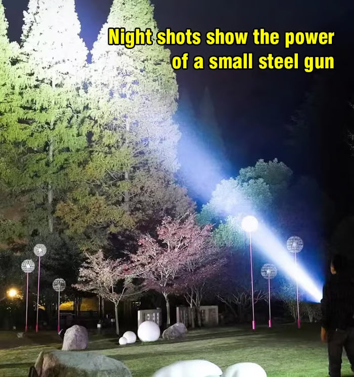 🔥 - Three-eyed Monster Mini Flash Super Power Flashlight