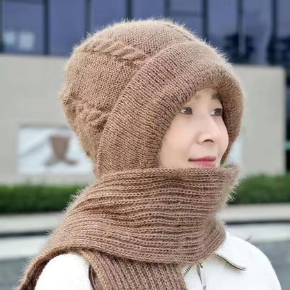 🎄Multi-Use Knitted Built-In Hood Scarf for Women