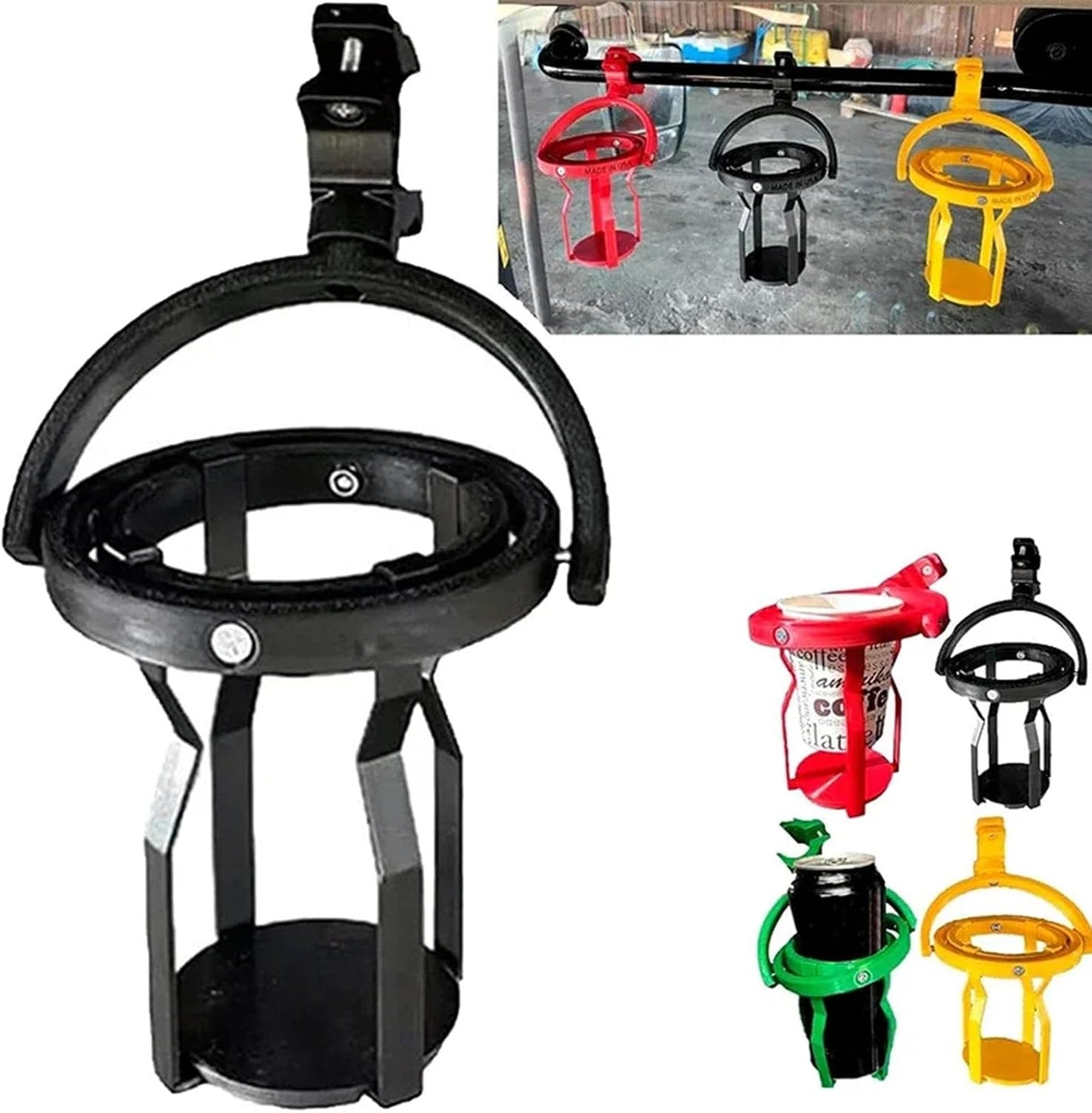 Gyroscopic Anti-Spill Clamp-On Cup Holder 🚚