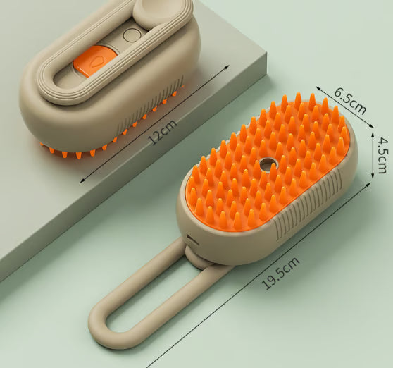 ✨LAST DAY ONLY 80% OFF🔥Pet Steam Brush - A 3-in-1 steam brush for cat and dog hair removal, grooming, and removing flying fur.