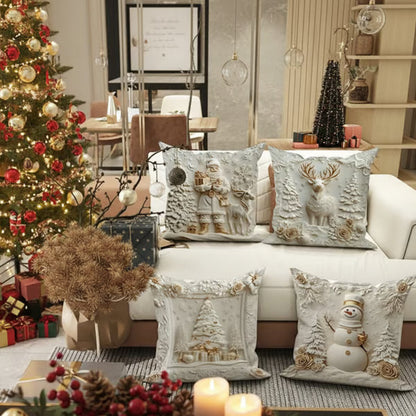 🎅🎁 Festive Christmas Cushion Cover