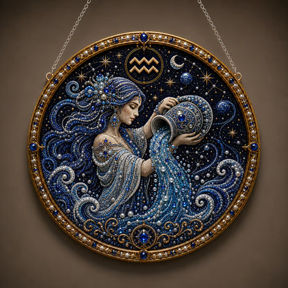 🔥Last Day 49% OFF - 12 Zodiac Signs Pearl Art Kit ♈🌙