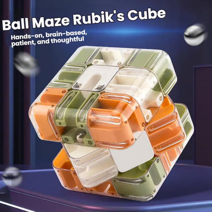 🎄🎁 2026 Christmas Surprise Gift：Fun 3D Maze Rolling Cube Puzzle