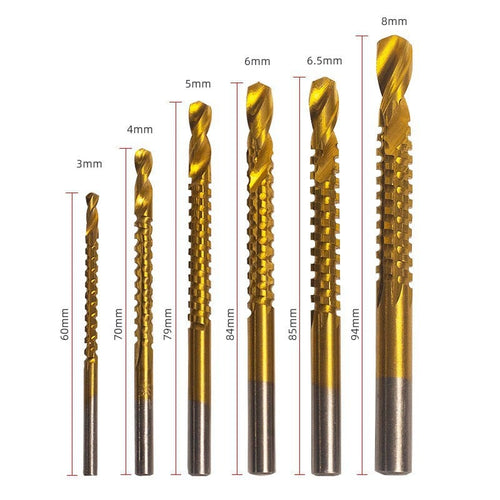 Twist Drill Bit Set Power Tool Accessories(6 Pcs )