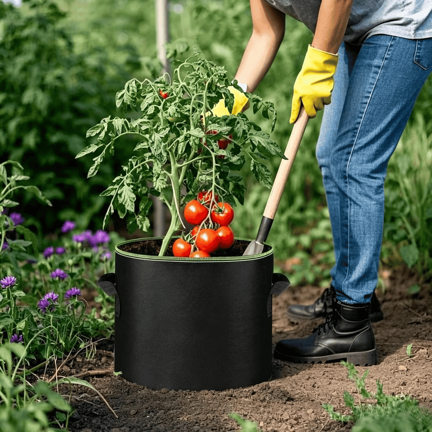 5-Pack 10 Gallon Grow Bags